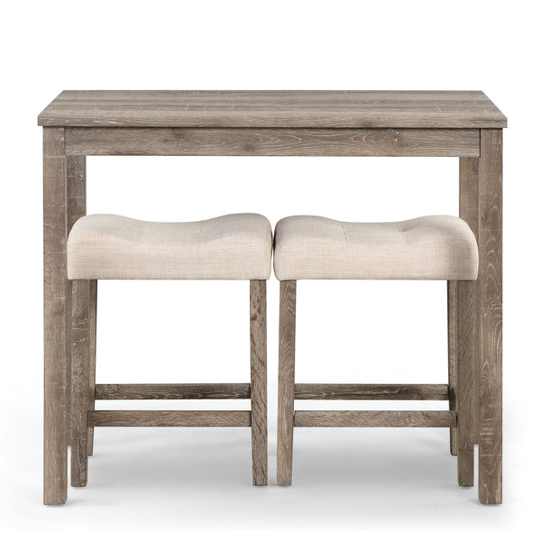 3-Piece Counter Height Dining Set with Stools