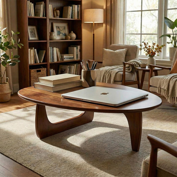 Mid Century Small Coffee Table – Walnut