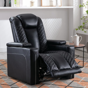 Electric Power Recliner Chair with USB Ports & Cup Holders