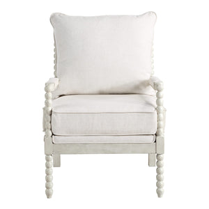 Spindle Accent Chair with Wood Frame