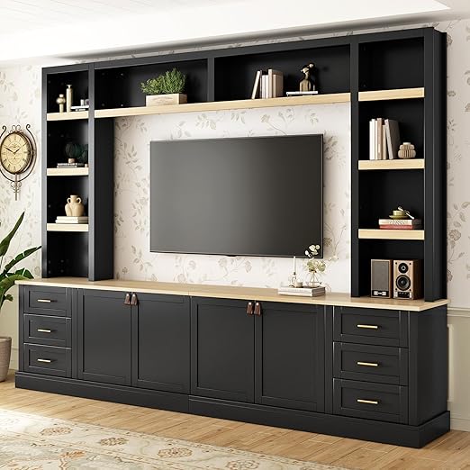 102.3" Farmhouse Entertainment Center TV Stand