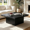 Square Coffee Table with Large Tabletop