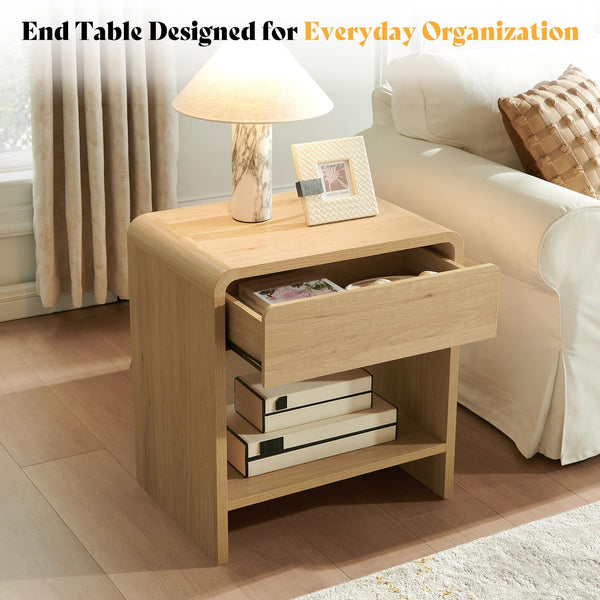 3-Piece Coffee Table & End Table Set with Storage