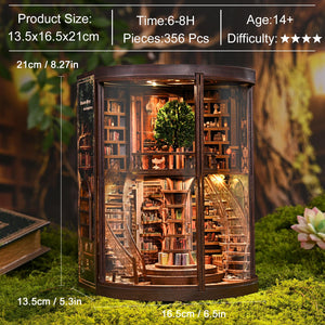 Book Nook Kit with LED Light – Wisdom Rings