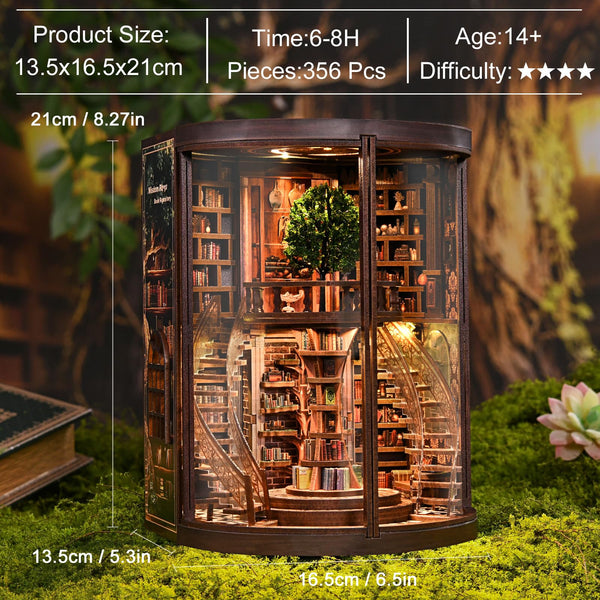 Book Nook Kit with LED Light – Wisdom Rings