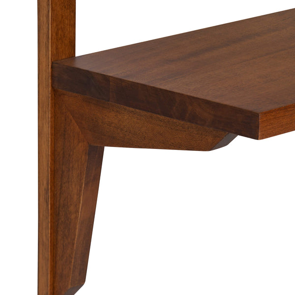 Mid-Century 2-Tier Wall Mounted Shelf
