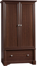 Armoire Wardrobe Closet with Garment Rod & Storage Drawer