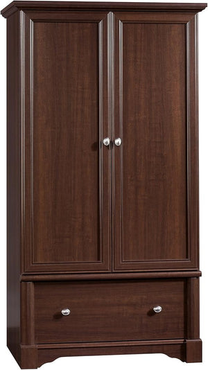 Armoire Wardrobe Closet with Garment Rod & Storage Drawer