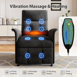 Power Recliner Chair with Heat & Massage