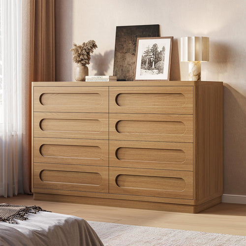 8-Drawer Dresser with Deep Storage – Wide Chest of Drawers for Bedroom & Closet