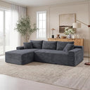 U-Shaped Modular Sectional Sofa with Chaise Lounge
