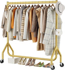 Heavy Duty Rolling Clothes Rack with Wheels
