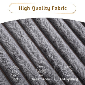 6" Futon Mattress Full Size – Sofa Bed & Floor Mattress, Medium Firm, Grey