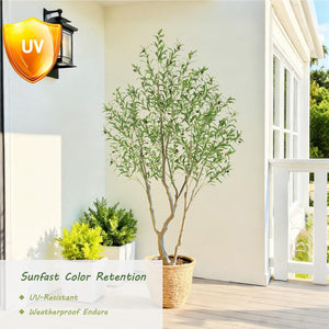 Artificial Olive Tree – UV Resistant Faux Olive Tree for Indoor & Outdoor