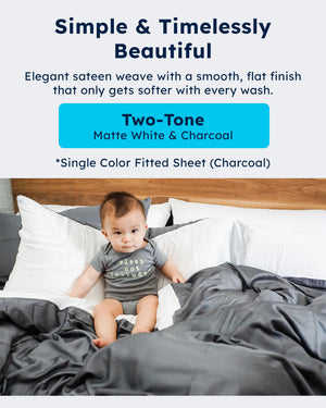 Bamboo Viscose Sheets & Duvet Cover Set – Cooling Bedding, 6-Piece