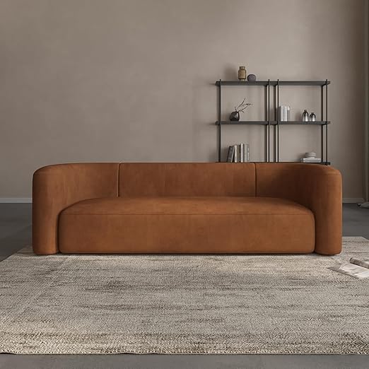 Modern Velvet Sofa Couch with Deep Seating