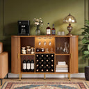 55" Wine Bar Cabinet with LED Lights