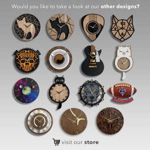 3D Layered Analog Wall Clock – Silent, Non-Ticking, Modern Home Decor