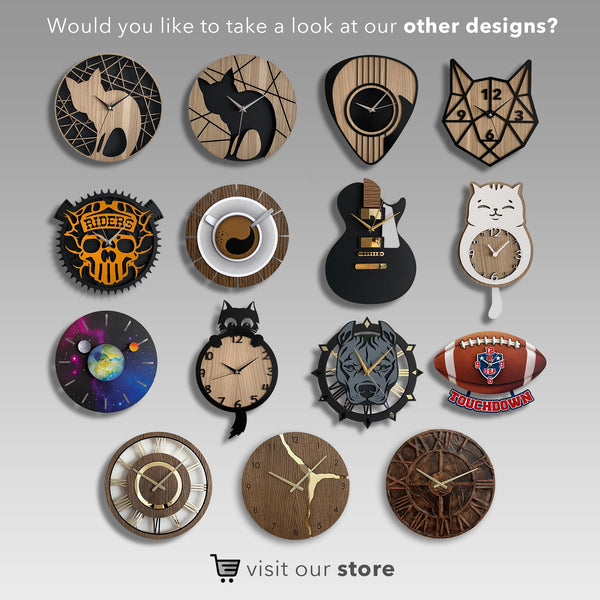 3D Layered Analog Wall Clock – Silent, Non-Ticking, Modern Home Decor