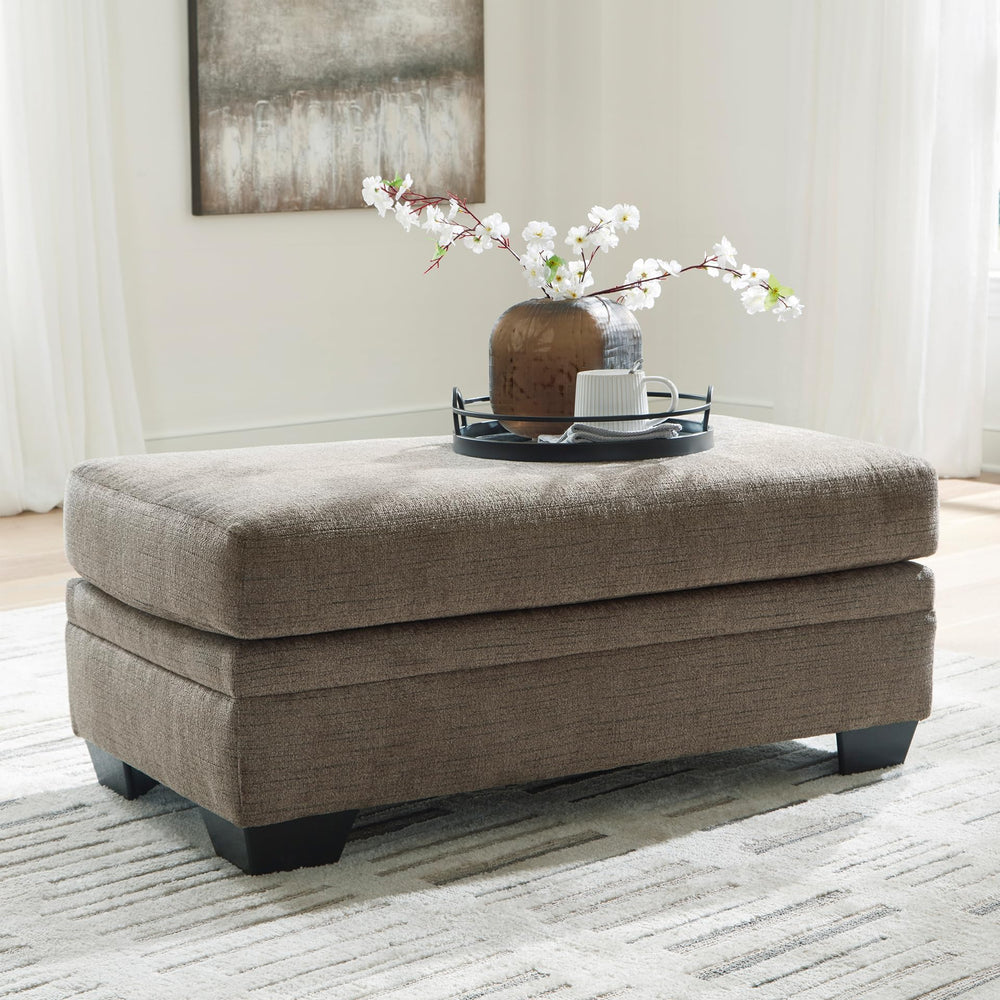 Contemporary Upholstered Rectangular Ottoman