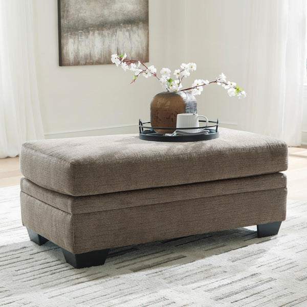 Contemporary Upholstered Rectangular Ottoman