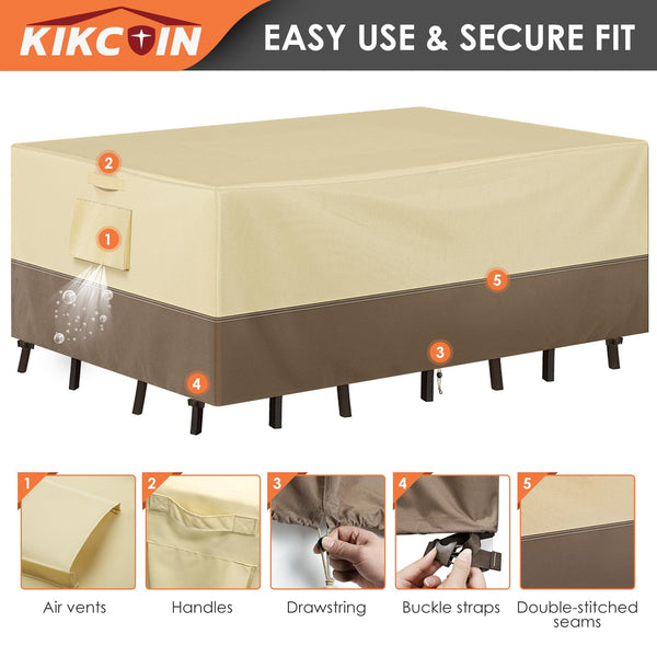 Waterproof Outdoor Patio Furniture Set Cover