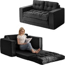 Convertible Loveseat Sleeper Sofa Bed with Cushion & Pillows