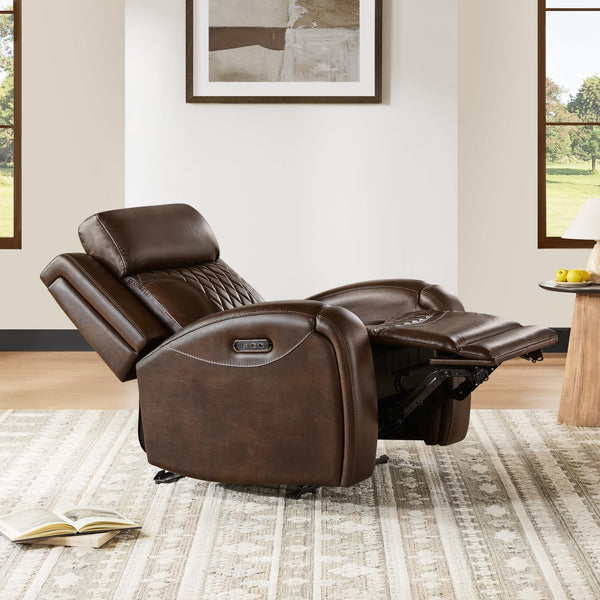 Power Recliner Chair with Adjustable Headrest & USB Ports