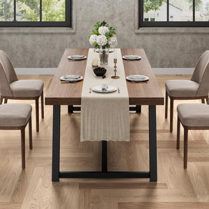 Industrial Dining Table 70.8" – Seats 6-8