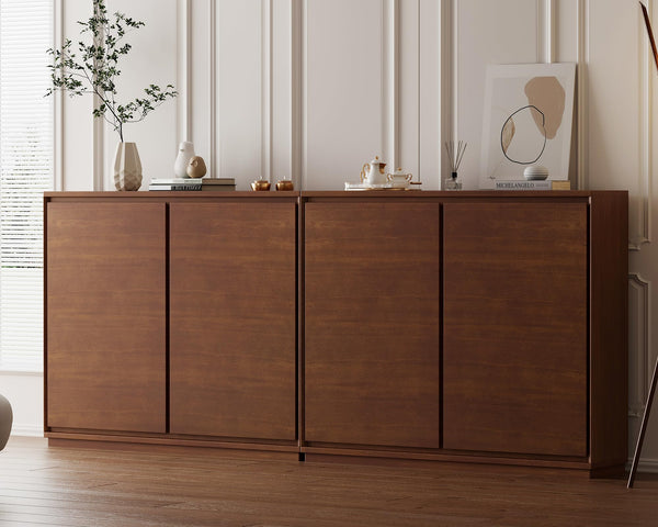 Mid Century Modern Sideboard Buffet Cabinet with 2 Doors