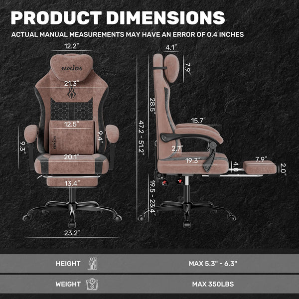 Ergonomic High-Back Gaming Chair