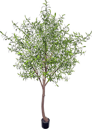 Artificial Faux Olive Tree – Realistic Indoor Potted Silk Plant