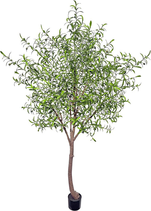 Artificial Faux Olive Tree – Realistic Indoor Potted Silk Plant