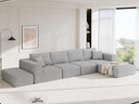 Oversized Modular Sectional Sofa Bed with Extra Deep Seat