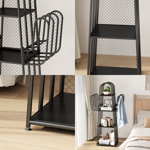4-Tier Cactus Metal Bookshelf