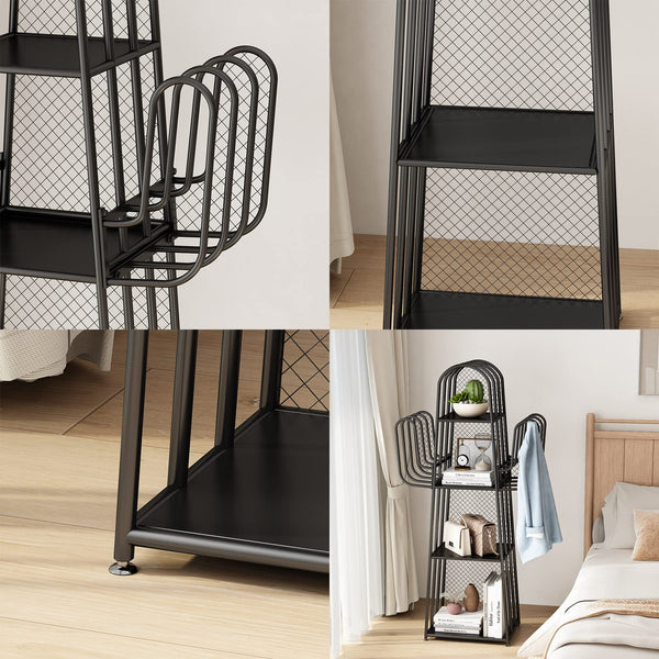 4-Tier Cactus Metal Bookshelf