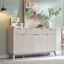 60-Inch Fluted Buffet Sideboard Cabinet with Drawers & Doors