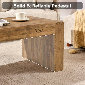 Reclaimed Solid Wood Coffee Table