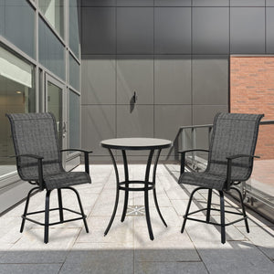Round Bar Height Dining Table – 28" Diameter x 35.5" H, Indoor & Outdoor