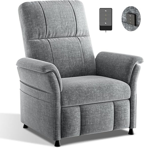 Electric Power Recliner Chair with Remote & Footrest