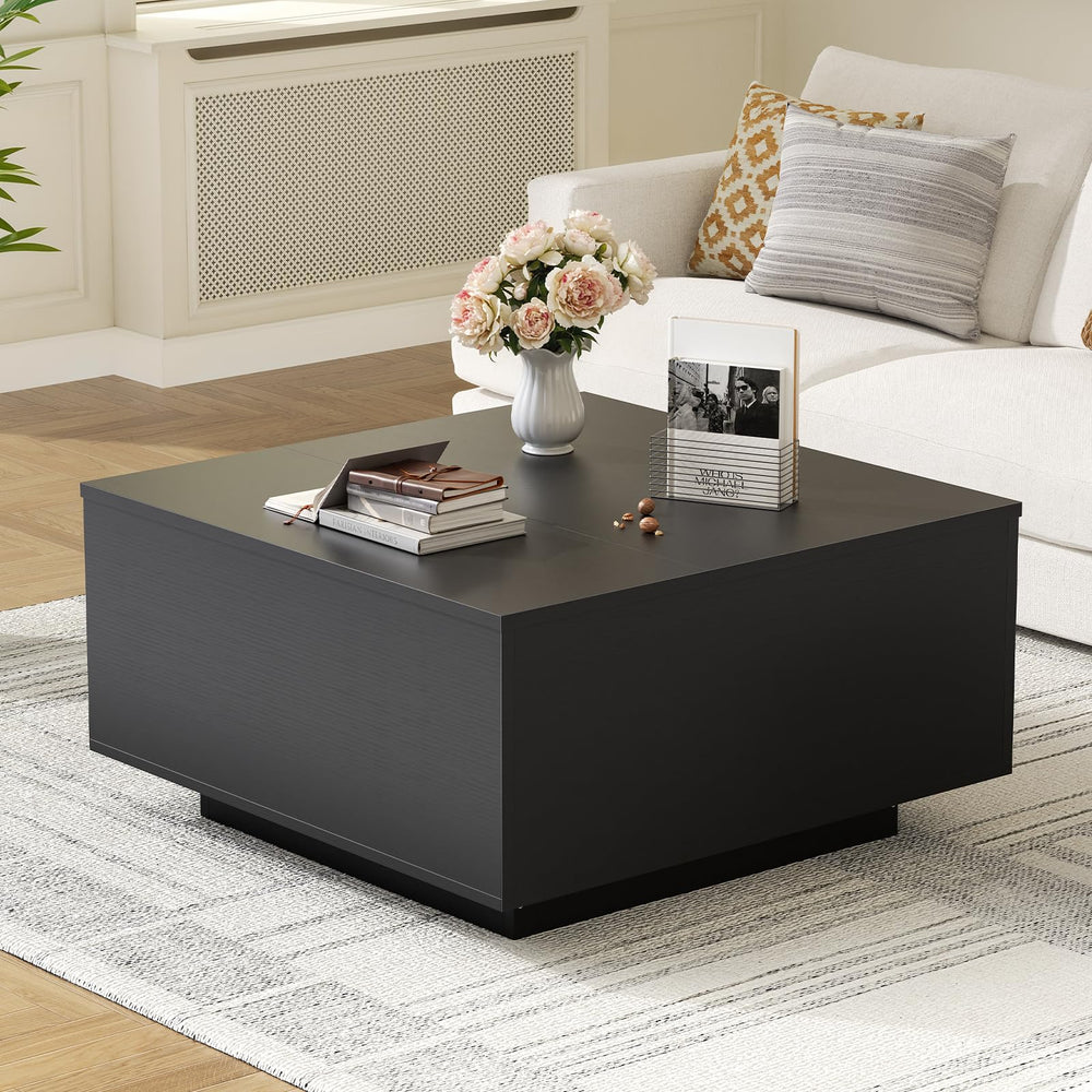 Lift Top Coffee Table with Hidden Storage