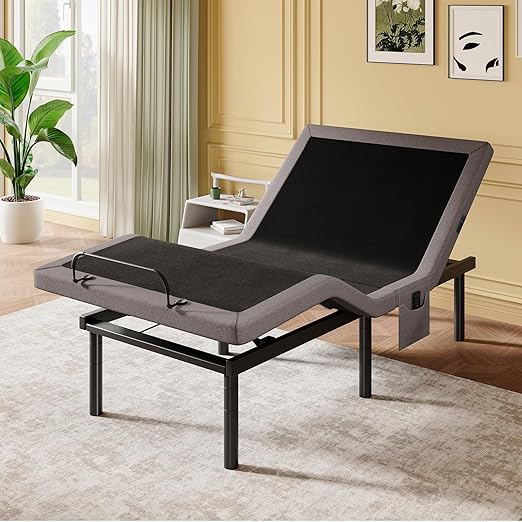 Adjustable Bed Frame with Head & Foot Incline – Twin XL & Split King