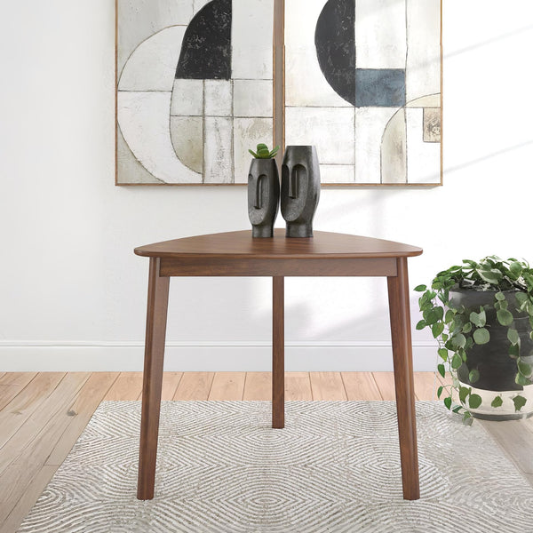Triangle Dining Table, Mid-Century Modern, Seats 3