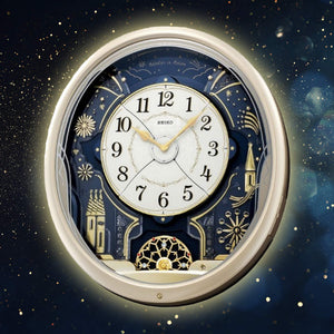 Melodies in Motion Wall Clock – Starry Night