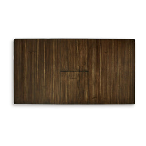 Counter Height Dining Extension Table, Dark Brown