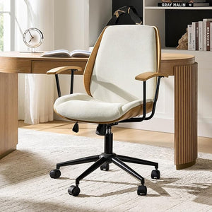 Solid Wood Rocking Office Chair