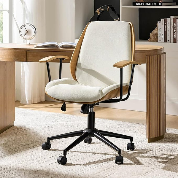 Solid Wood Rocking Office Chair