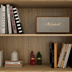 Wooden Cabinet with Drawer and 2-Door Storage