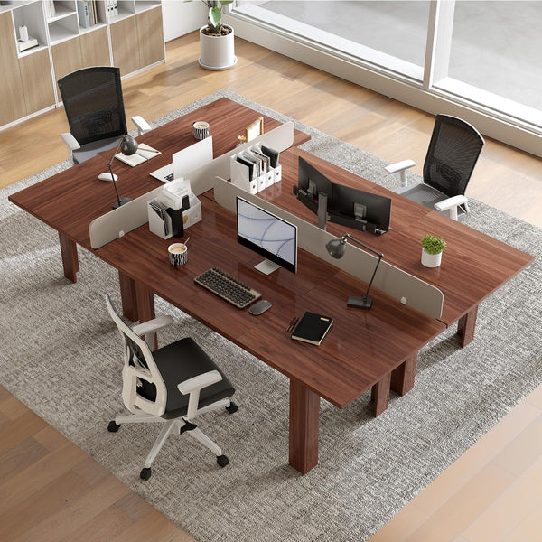 Extendable Home Office Desk 59–77 Inch | Modern Computer Writing Desk