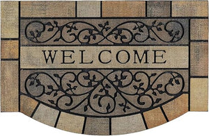 Rubber Outdoor Doormat with Non-Slip Backing